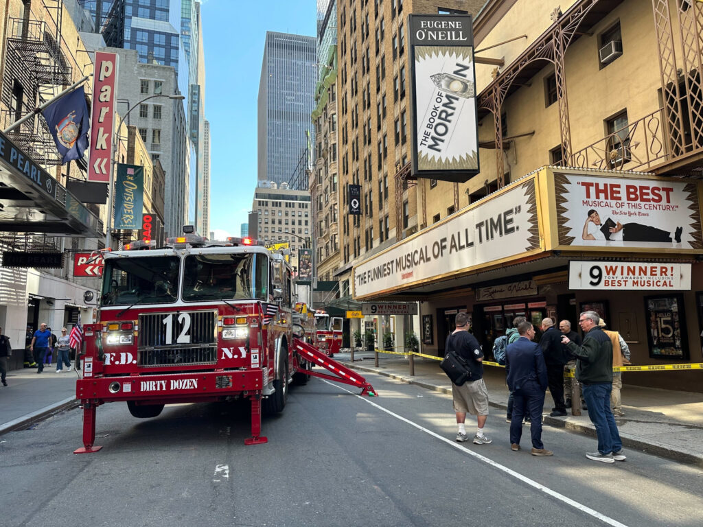 Electrical Fire Closes Broadway Theater Showing ‘The Book of Mormon’