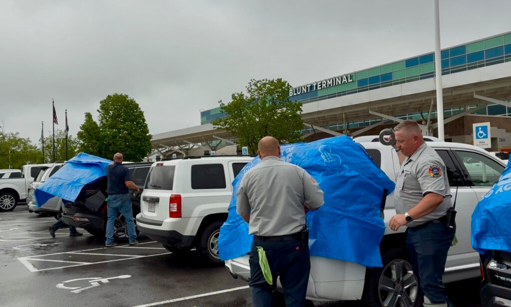 Missouri Hailstorm Damages Hundreds of Vehicles Missouri Hailstorm Damages Hundreds of Vehicles