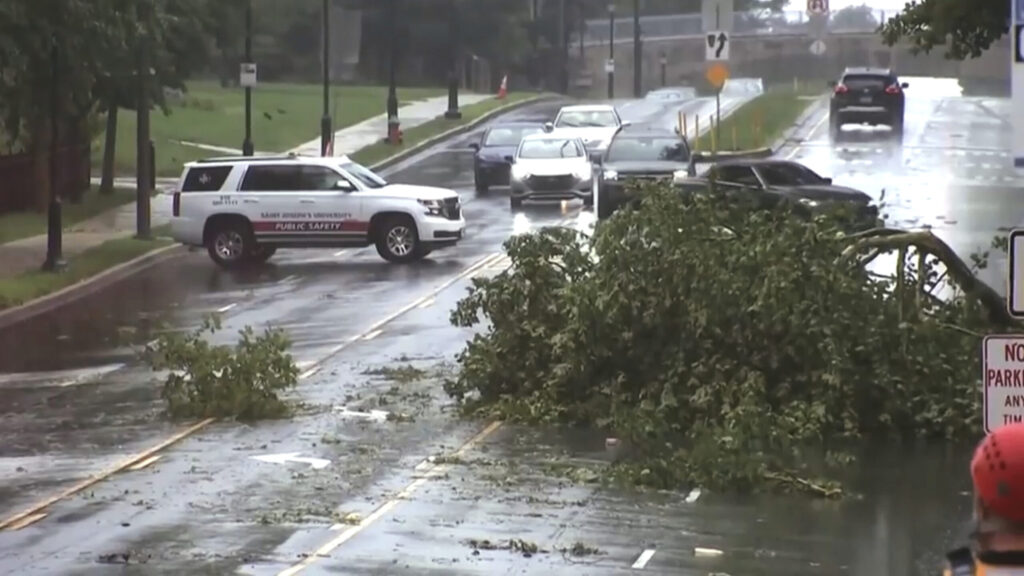 Philadelphia Area Digs Out From Damage Left by Microburst Storms